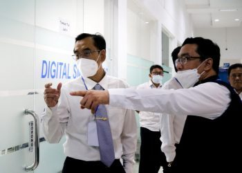 Rektor UB Tinjau Pelaksanaan UTBK Hari Pertama